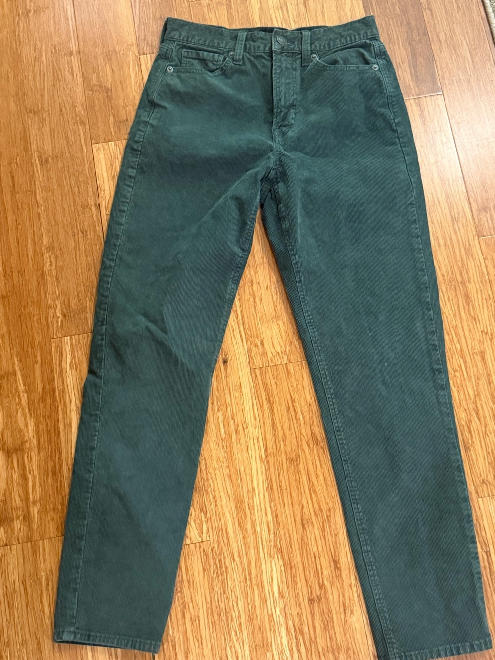 American Eagle Outfitters Green Corduroy Pants